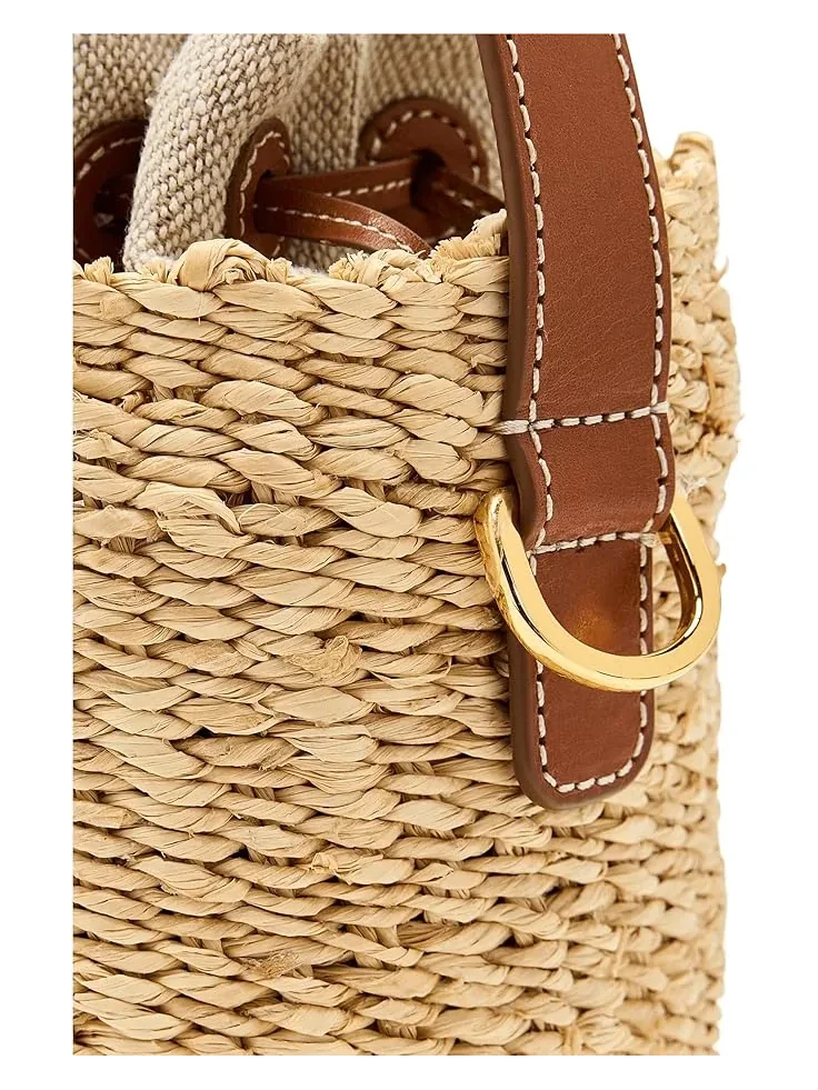 Женская мини-сумочка-корзинка из соломы Madewell — 4