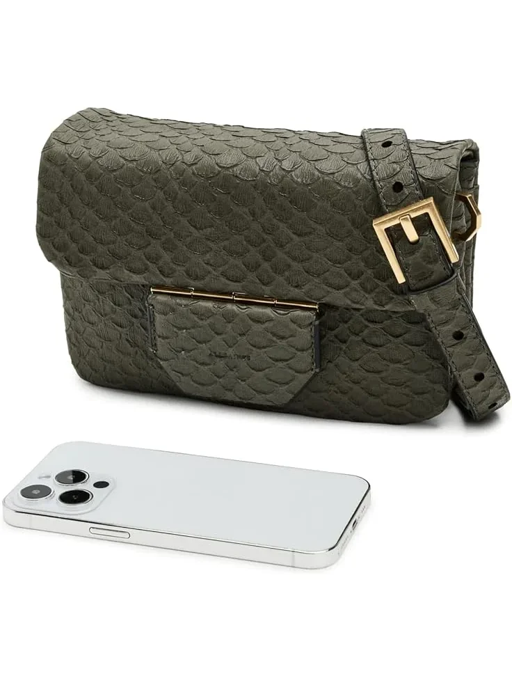 Women's AllSaints Jupiter Snake Xbody — изображение 3 из 5, зеленый