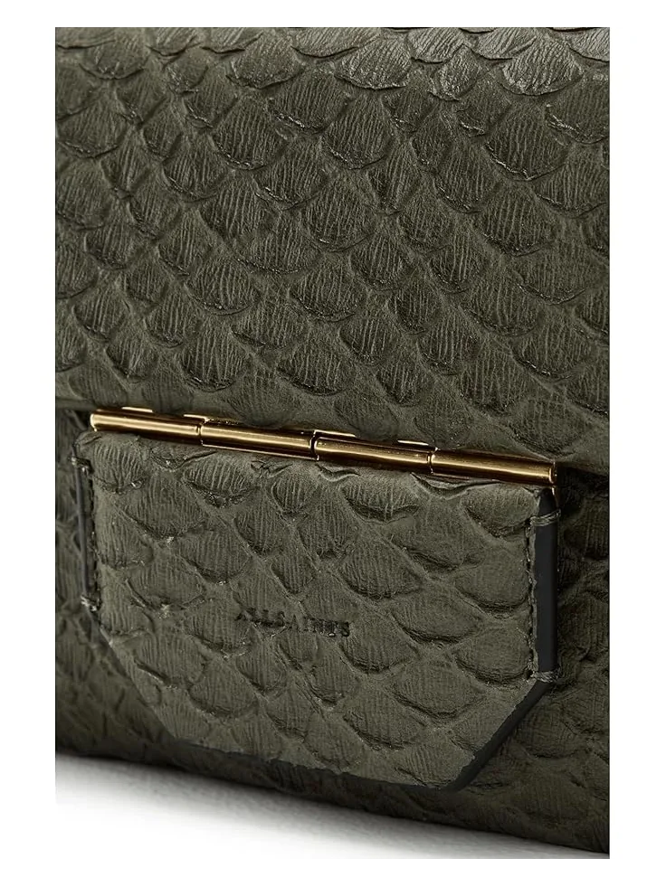 Women's AllSaints Jupiter Snake Xbody — изображение 4 из 5, зеленый