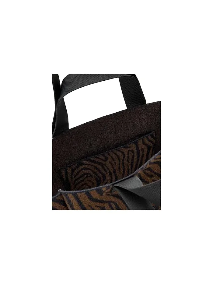 Сумка тоут Izzy Zebra East/West AllSaints — изображение 3 из 5, черный/коричневый