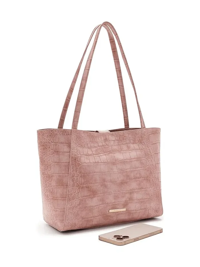 Сумка тоут Brahmin Mona — изображение 3 из 5, пудровый розовый