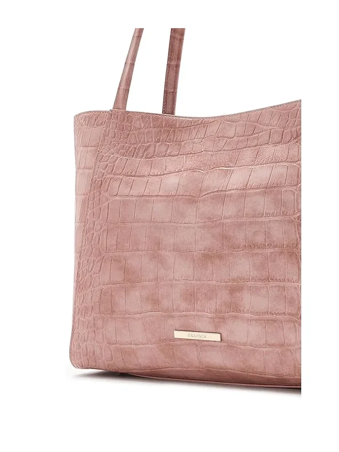 Сумка тоут Brahmin Mona — изображение 4 из 5, пудровый розовый