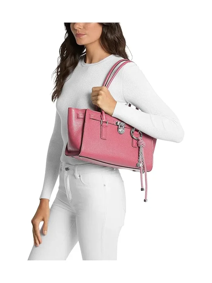Сумка-тоут Hamilton Moderne MICHAEL Michael Kors — изображение 5 из 5, розовое дерево