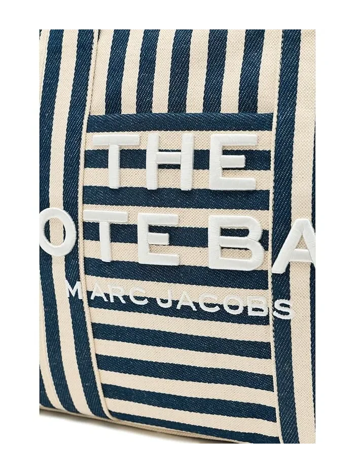 Сумка-тоут полосатая The Stripe Canvas Large Marc Jacobs — изображение 4 из 5, синий мульти
