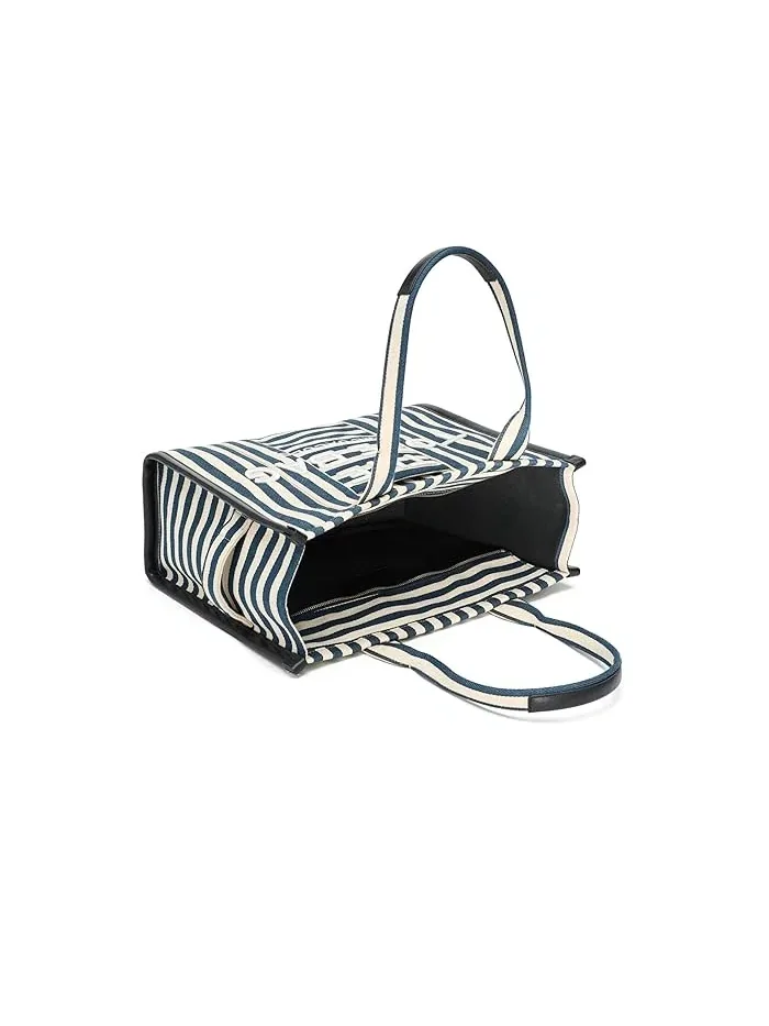 Сумка-тоут полосатая The Stripe Canvas Large Marc Jacobs — изображение 5 из 5, синий мульти