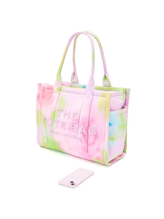 Сумка-тоут большая The Blurred Floral Large Puffy Nylon Marc Jacobs — изображение 3 из 5, розовый мульти