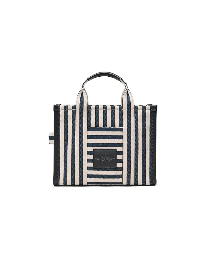 Сумка тоут из канваса The Stripe Canvas Medium Marc Jacobs — изображение 2 из 5, синий мульти