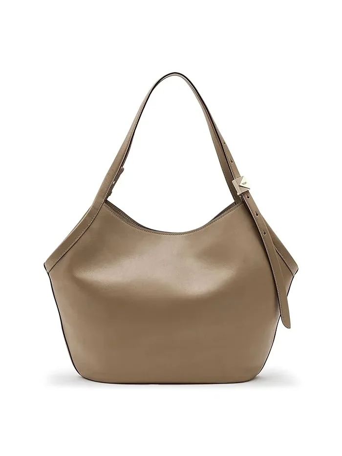 Сумка-тоут из натуральной кожи Deco Fine Grain Leather Tulip Tote Kate Spade New York