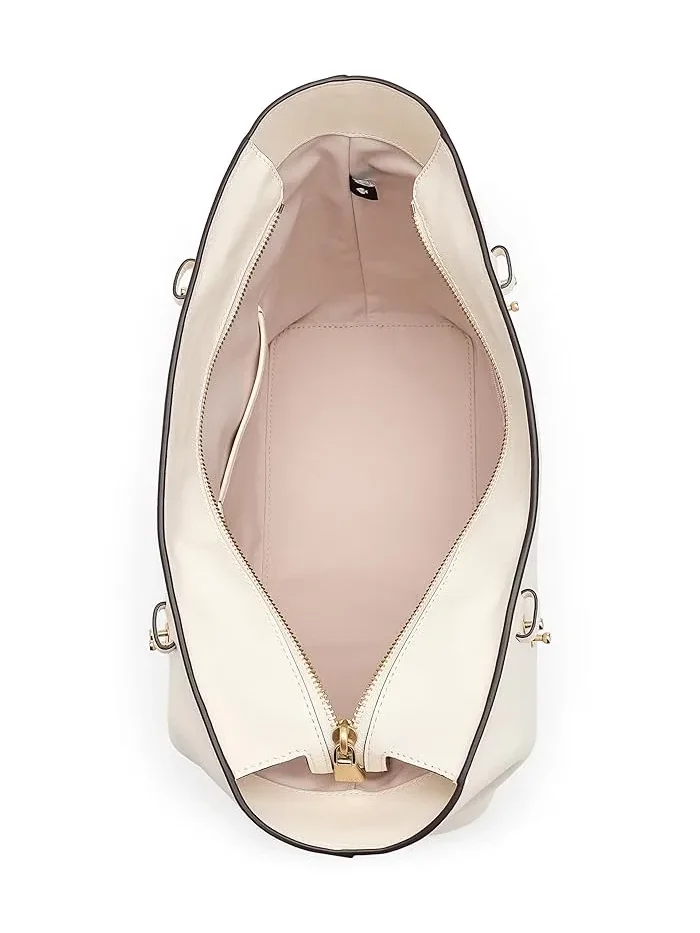 Сумка-тоут из кожи Kate Spade New York — изображение 5 из 5, бежевый