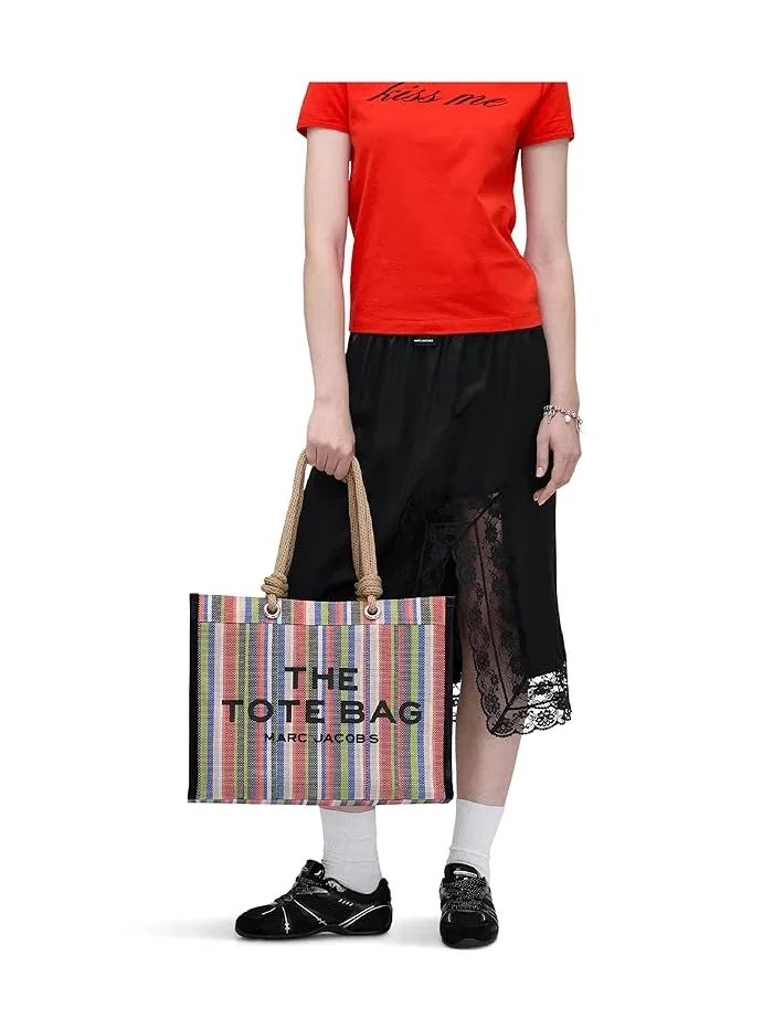 Сумка тоут сетчатая The Stripe Mesh Large Marc Jacobs — изображение 5 из 5, красный мульти