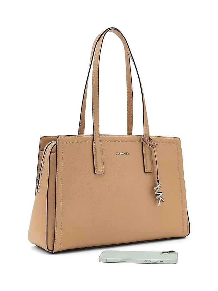 Сумка тоут Laila Medium MICHAEL Michael Kors — изображение 3 из 5, арахисовый