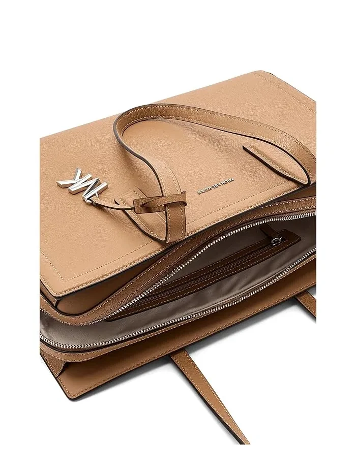 Сумка тоут Laila Medium MICHAEL Michael Kors — изображение 5 из 5, арахисовый