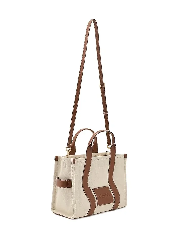 Сумка тоут средняя The Wavy Canvas Marc Jacobs — изображение 2 из 5, коричневый мульти