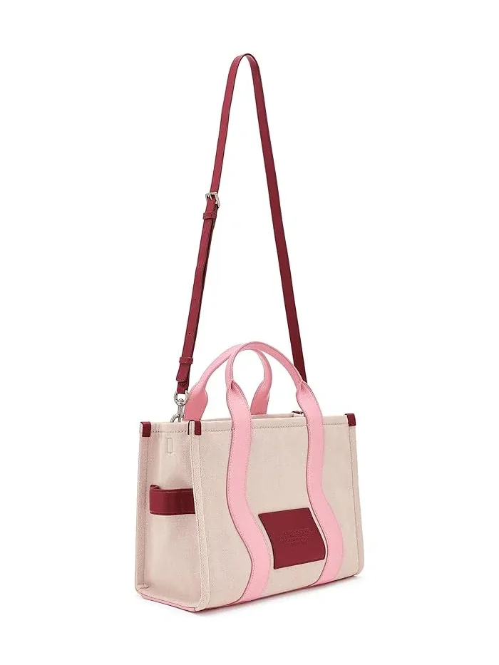 Сумка тоут канвасная средняя Marc Jacobs — изображение 2 из 5, черный/белый