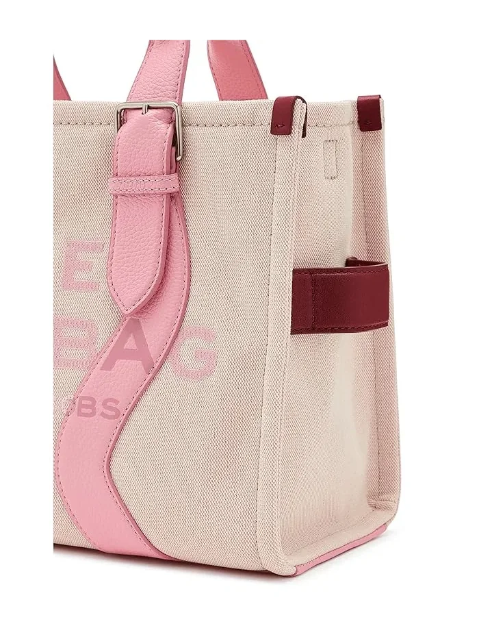 Сумка тоут канвасная средняя Marc Jacobs — изображение 4 из 5, черный/белый