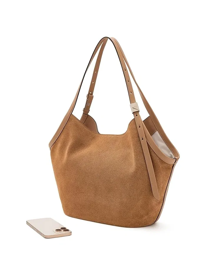 Сумка тоут Deco Suede Tulip Kate Spade New York — изображение 3 из 5, земляной