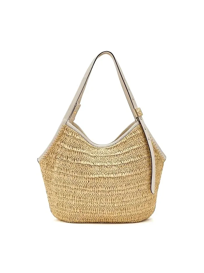 Сумка-тоут соломенная Deco Straw Tulip Tote Kate Spade New York