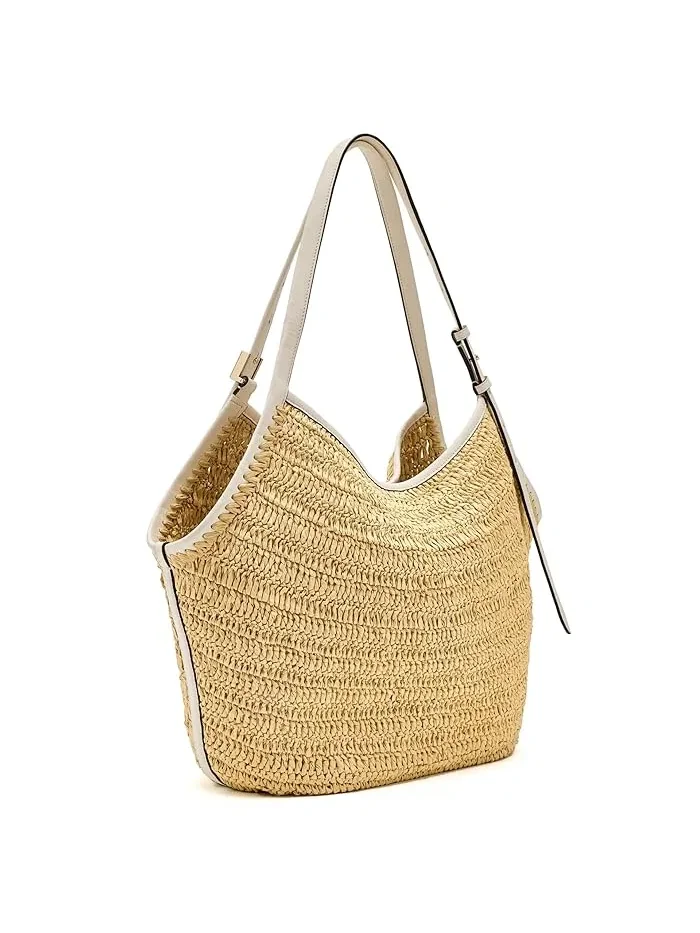 Сумка-тоут соломенная Deco Straw Tulip Tote Kate Spade New York — изображение 2 из 5, прозрачный