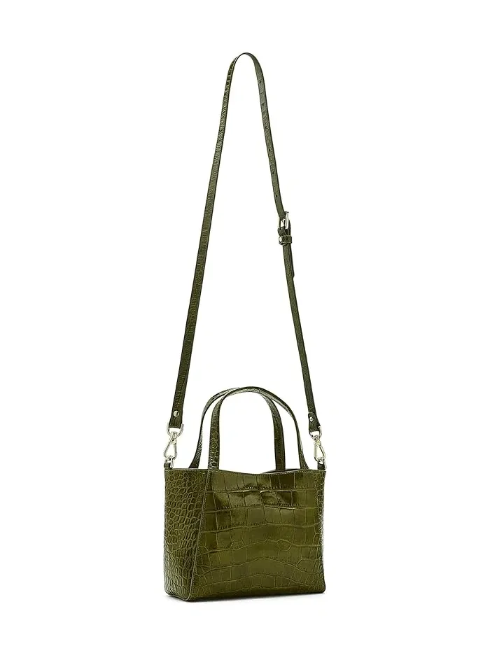 Сумка тоут Small Mona Brahmin — изображение 2 из 5, оливковый