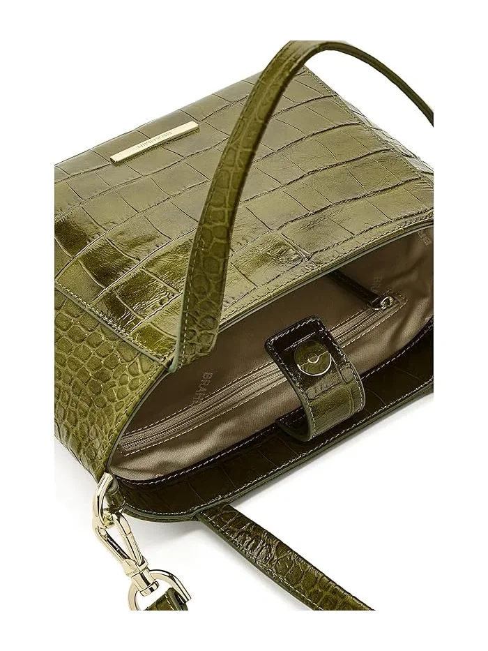 Сумка тоут Small Mona Brahmin — изображение 5 из 5, оливковый