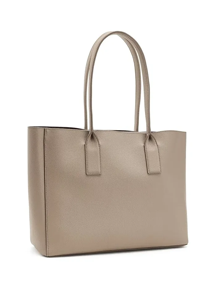 Сумка тоут кожаная The Pop J Marc Work Tote Marc Jacobs — изображение 2 из 5, слат