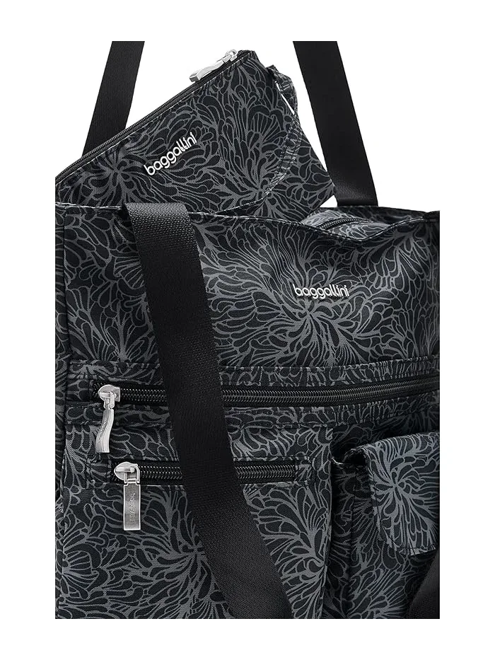 Сумка тоут Modern Everywhere Baggallini — изображение 4 из 5, полуночный цветок