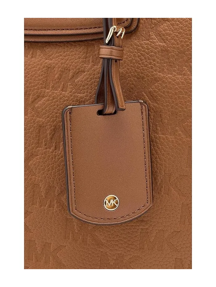 Сумка тоут кожаная Jet Set Travel XL Multi Function Tote MICHAEL Michael Kors — изображение 4 из 5, коричневый