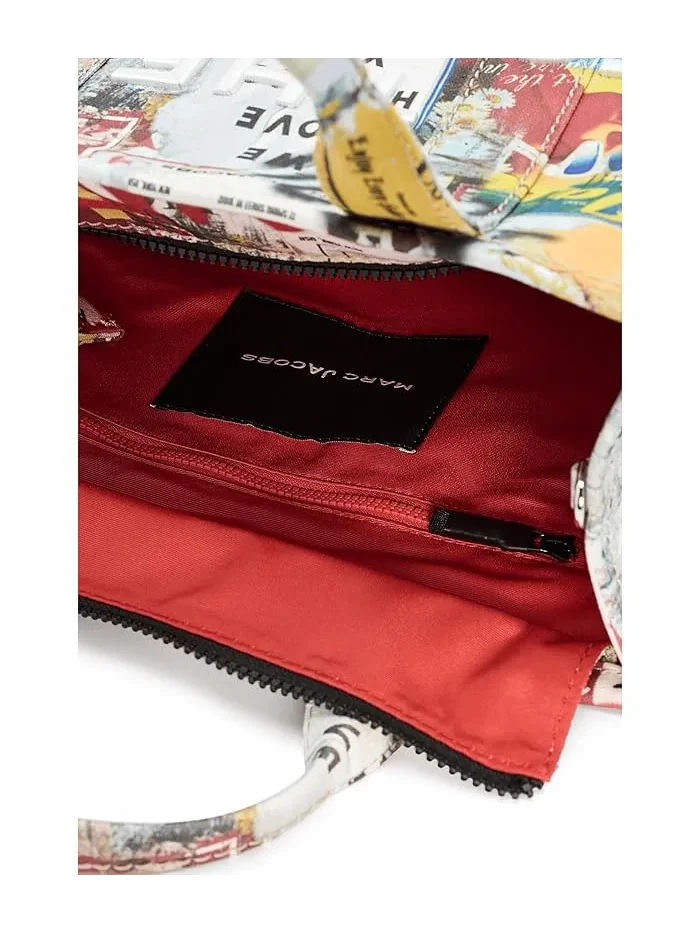 Тоут сумка холщовая The Pop Americana Canvas Medium Marc Jacobs — изображение 5 из 5, белый мульти