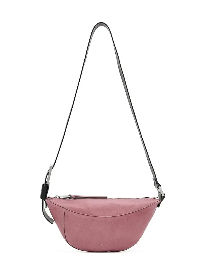 Сумка кроссбоди Luna из ягненка кожи AllSaints — изображение 1 из 5, розовый
