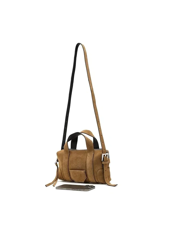 Сумка через плечо Ares S Compact Xbody AllSaints — изображение 3 из 5, коричневый