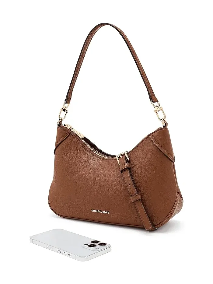 Сумка кросс-боди Jet Set Medium Convertible Pouchette MICHAEL Michael Kors — изображение 3 из 5, коричневый