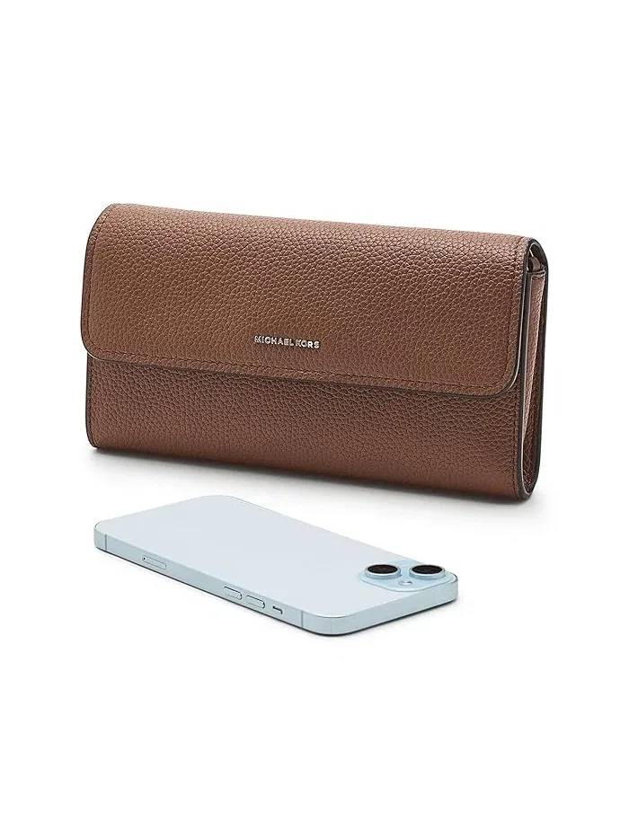 Сумка кросс-боди кожаная Jet Set Small East West Phone Crossbody MICHAEL Michael Kors — изображение 3 из 5, синий