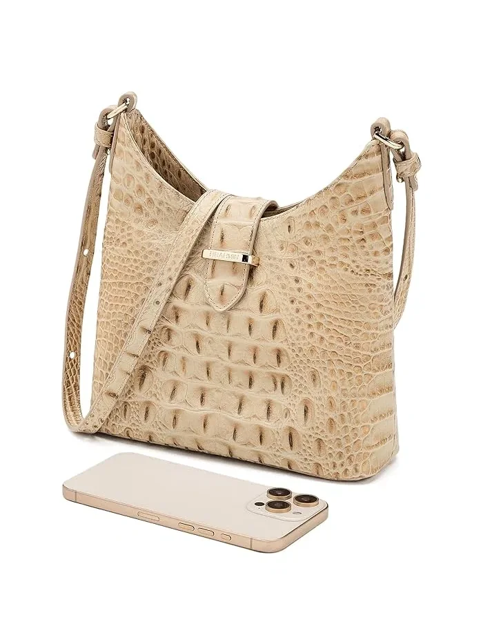 Сумка кросс-боди Small Gwynne Brahmin — изображение 3 из 5, песочный