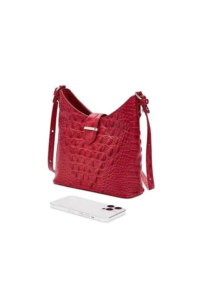 Сумка кроссбоди Small Gwynne Brahmin — изображение 3 из 5, зеленый