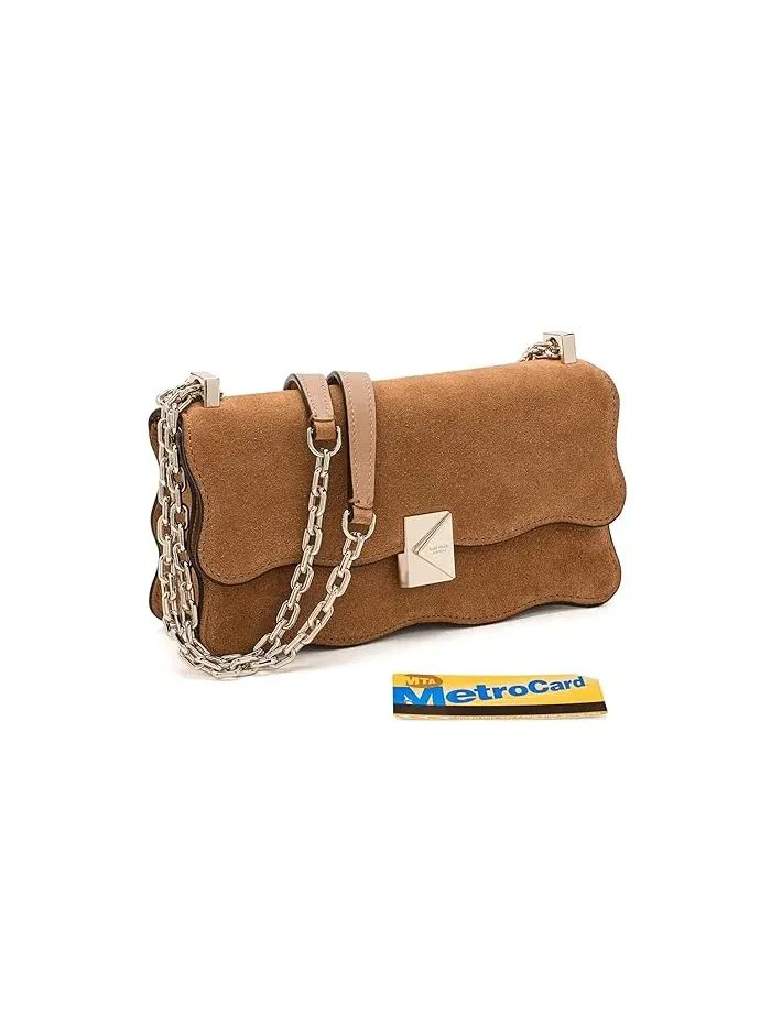 Сумка кросс-боди мини из замши Deco Wavy Kate Spade New York — изображение 3 из 5, морской