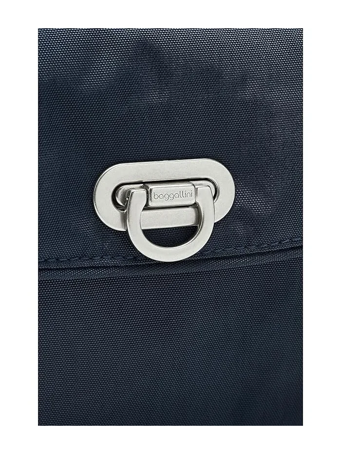 Сумка-кроссбоди с застежкой Coastal Flip Lock Half Moon Baggallini — изображение 4 из 5, полуночный цветок