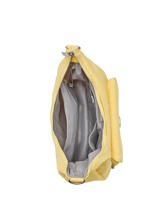 Сумка-кроссбоди Baggallini Coastal Flip Lock Half Moon — изображение 5 из 5, желтый