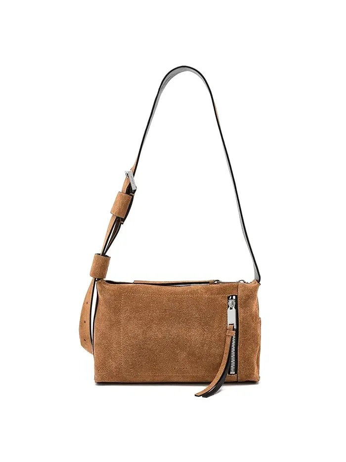 Сумка кросс-боди Alba Suede Zip AllSaints