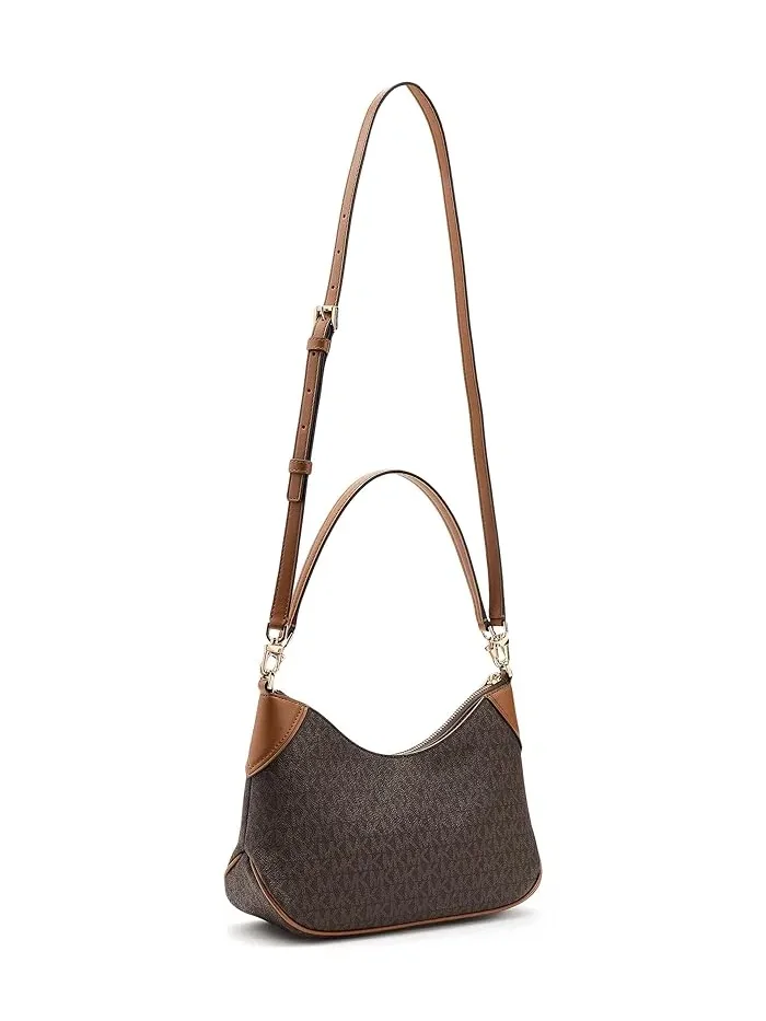 Сумка кроссбоди Jet Set Medium Convertible Pouchette MICHAEL Michael Kors — изображение 2 из 5, коричневый