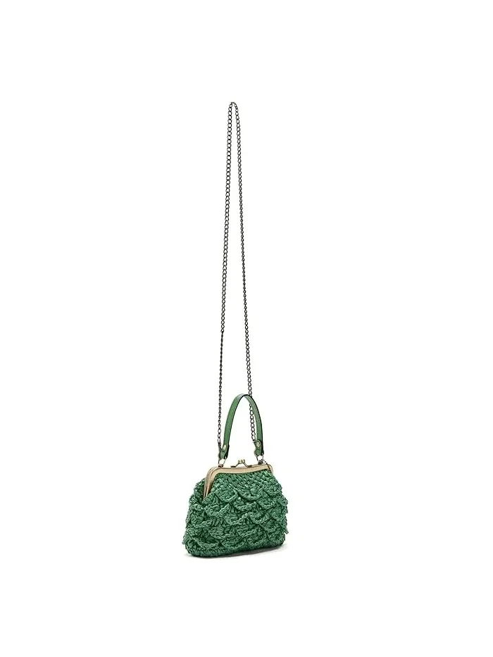 Сумка кросс-боди Mini Laureana Chain Patricia Nash — изображение 2 из 5, базиликовый