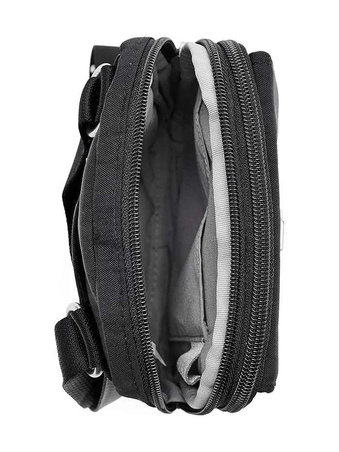 Сумка кросс-боди с застежкой-замком Coastal Flip Lock Venture Baggallini — изображение 5 из 5, черный