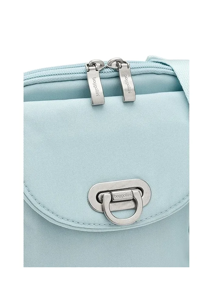 Сумка кросс-боди с замком-защелкой Coastal Flip Lock Venture Baggallini — изображение 4 из 5, бассейн-синий
