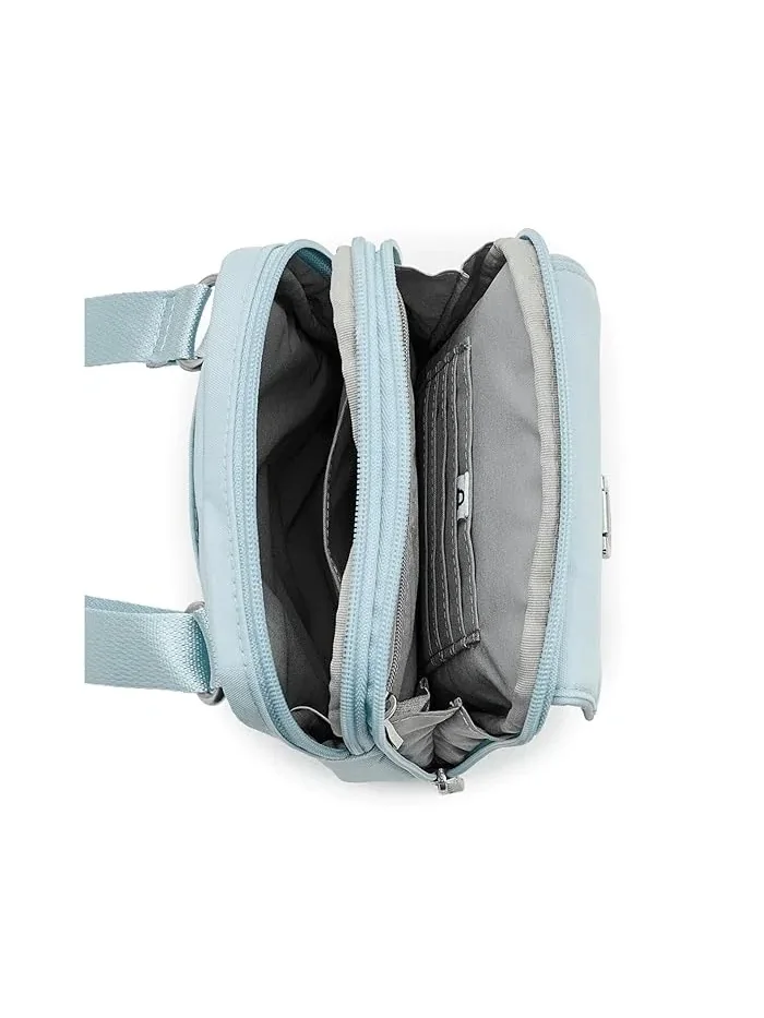 Сумка кросс-боди с замком-защелкой Coastal Flip Lock Venture Baggallini — изображение 5 из 5, бассейн-синий