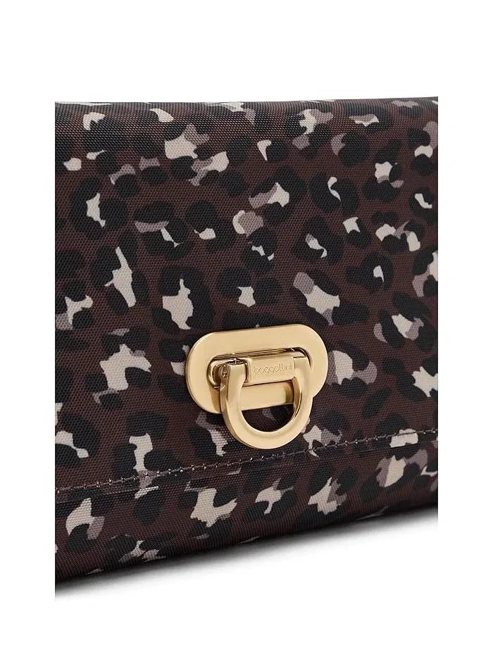 Кошелек-кроссбоди с RFID-защитой Coastal Flip Lock Baggallini — изображение 4 из 5, золотистый