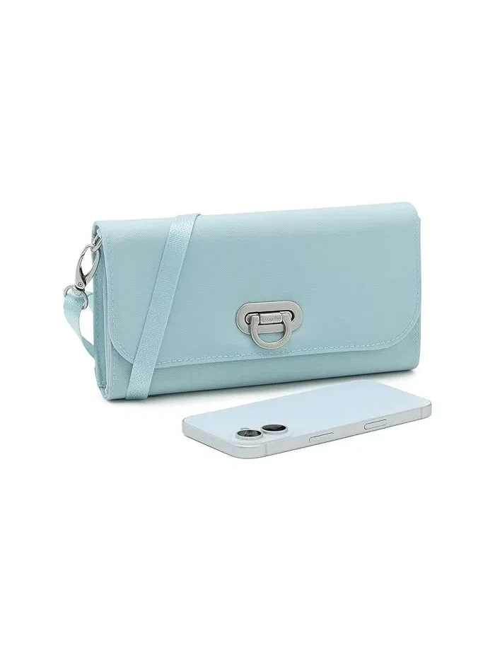Сумка кросс-боди RFID-защита Coastal Flip Lock Baggallini — изображение 3 из 5, темно-синий