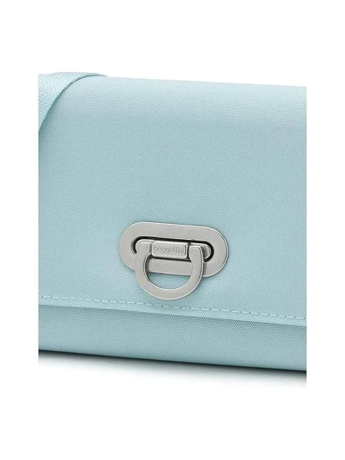 Сумка кросс-боди RFID-защита Coastal Flip Lock Baggallini — изображение 4 из 5, темно-синий
