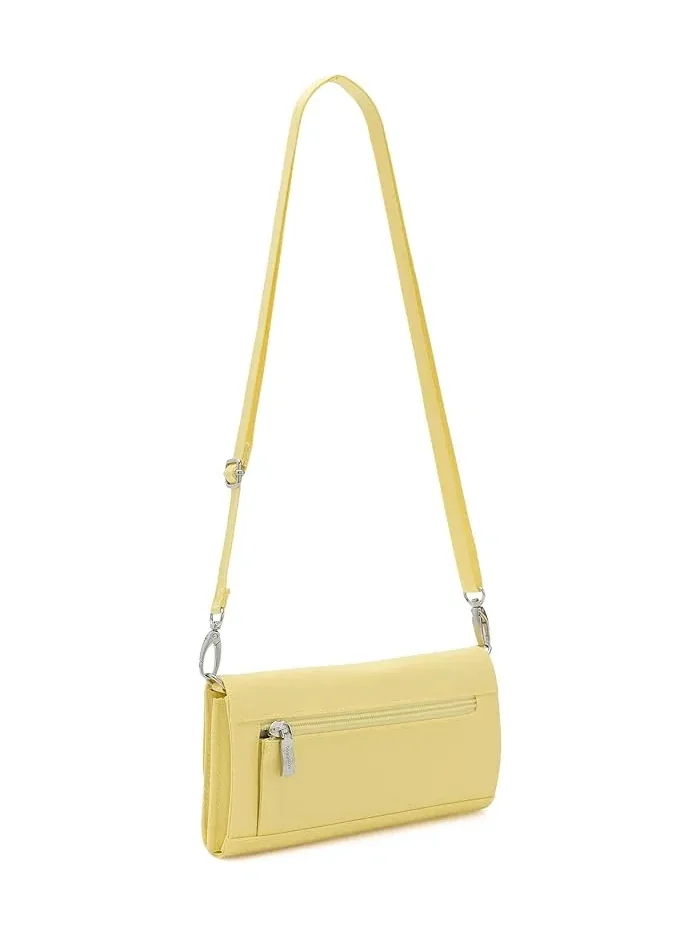 Кошелек-кроссбоди Coastal Flip Lock RFID Baggallini — изображение 2 из 5, желтый