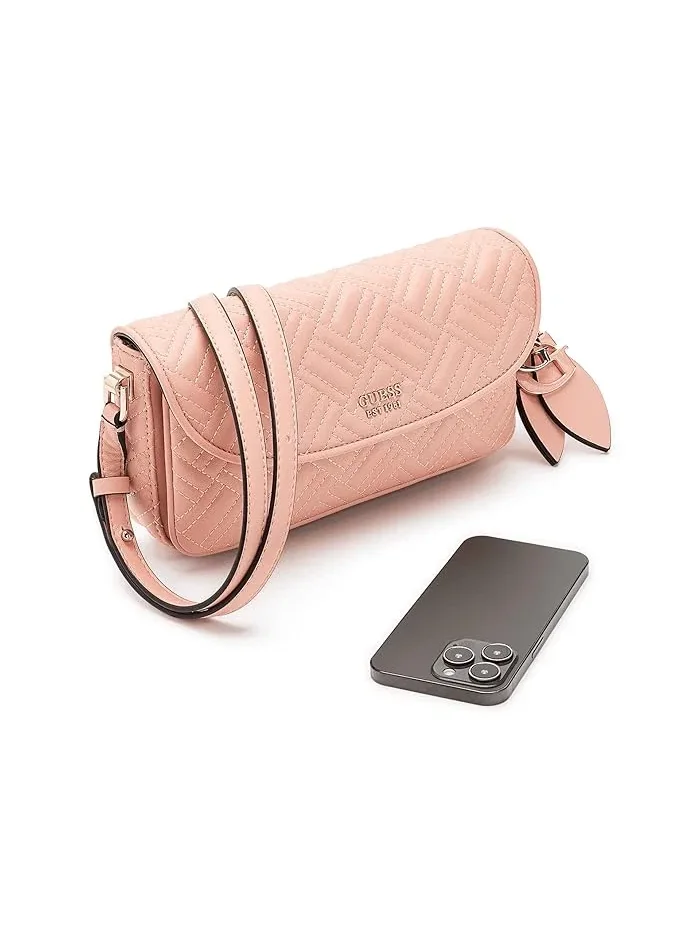 Сумка кроссбоди Sally Convertible Crossbody Flap GUESS — изображение 3 из 5, розовый