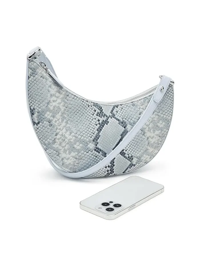 Сумка кроссбоди Duo Snake Embossed Leather Kate Spade New York — изображение 3 из 5, синий