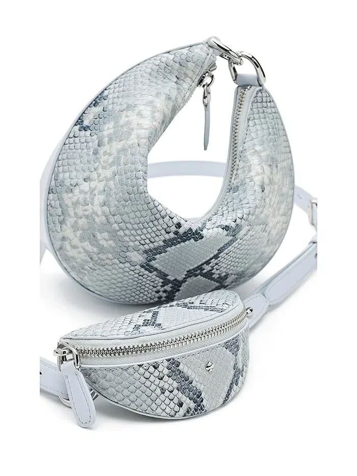 Сумка кроссбоди Duo Snake Embossed Leather Kate Spade New York — изображение 4 из 5, синий